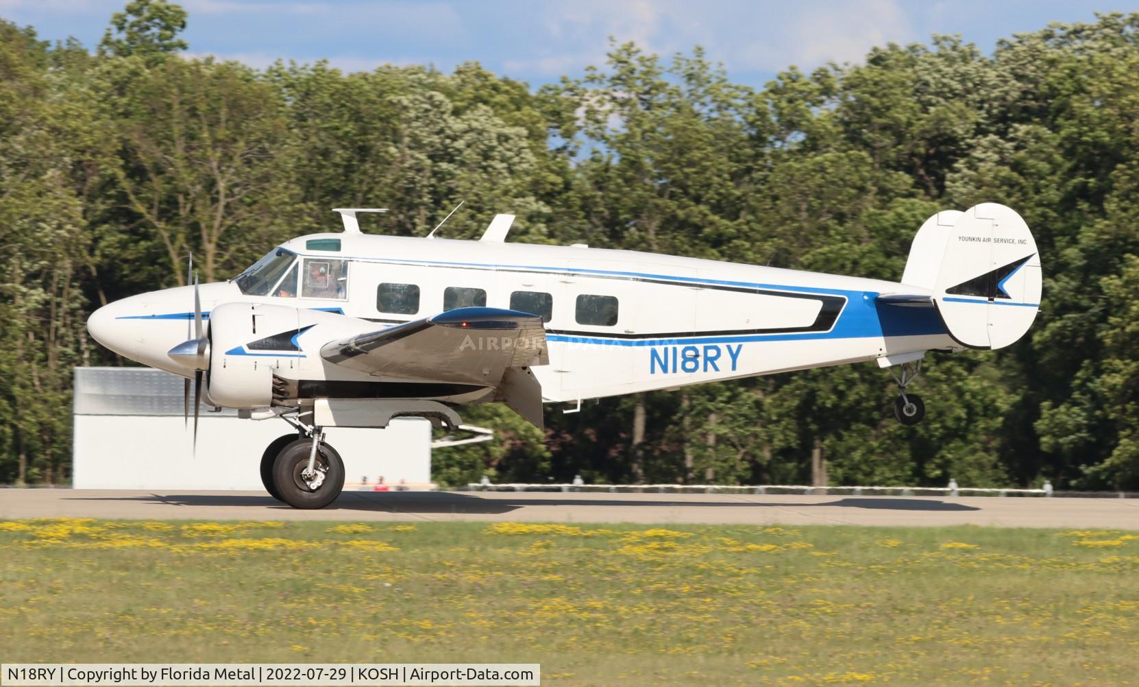 N18RY, 1957 Beech E18S C/N BA-325, Beech E18S zx
