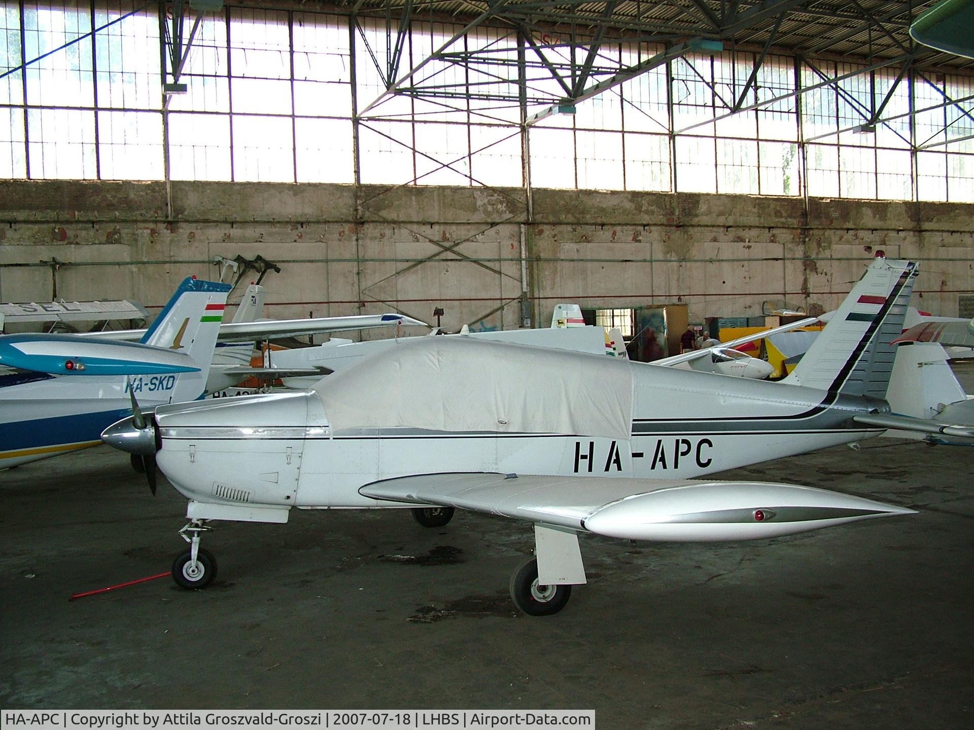 HA-APC, 1971 Piper PA-28R-200 Cherokee Arrow B C/N 28R-7135009, LHBS - Budaörs Airport, Hungary