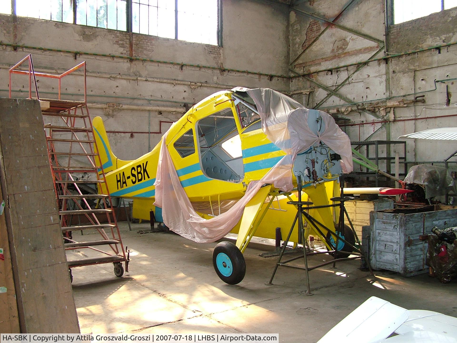 HA-SBK, 1967 PZL-Okecie PZL-101A Gawron C/N 107237, LHBS - Budaörs Airport, Hungary
