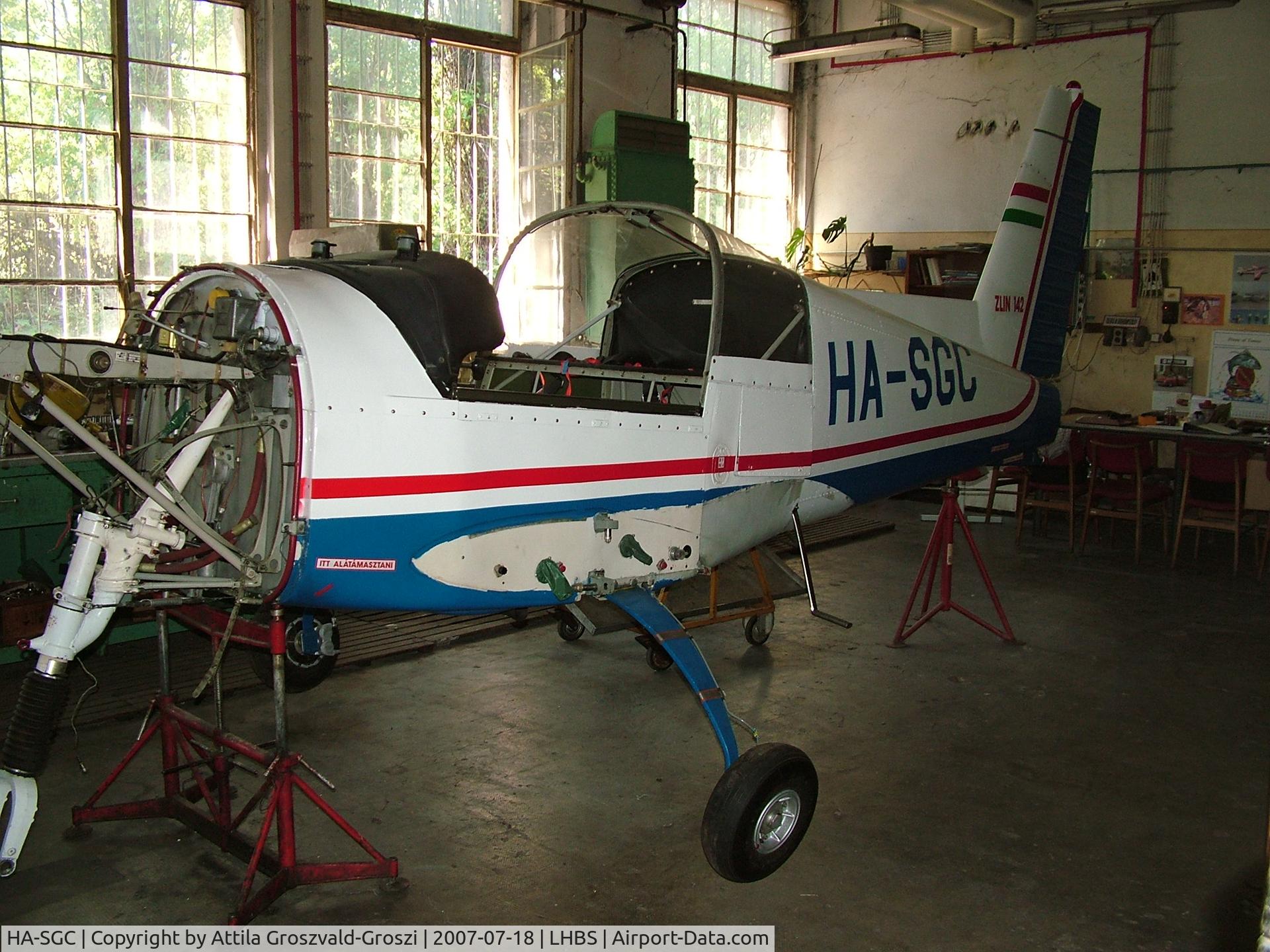 HA-SGC, 1982 Zlin Z-142 C/N 0273, LHBS - Budaörs Airport, Hungary