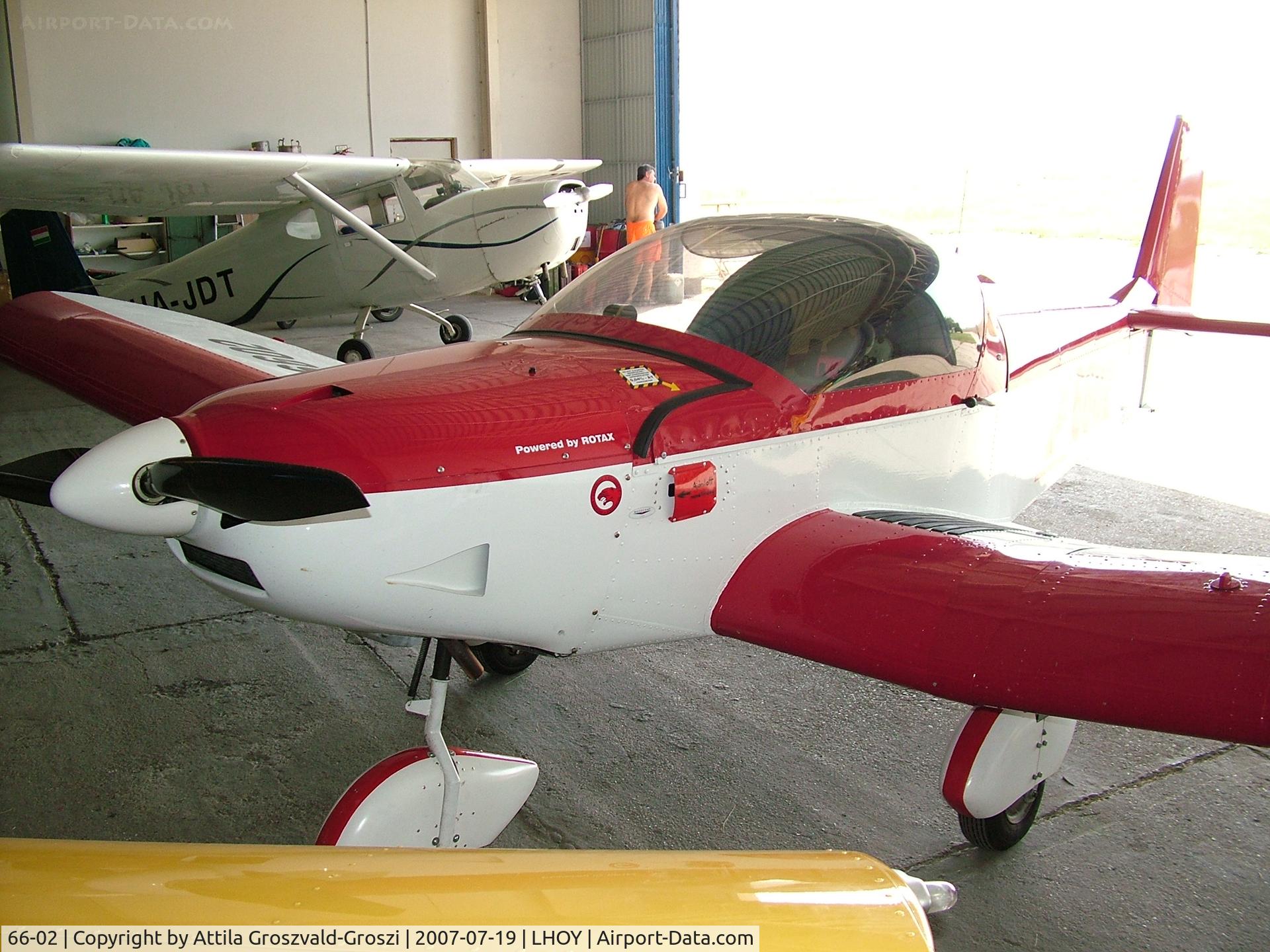 66-02, Zenair CH- 601 UL Zodiac C/N 6-96-80, LHOY - Öcsény Airport, Hungary