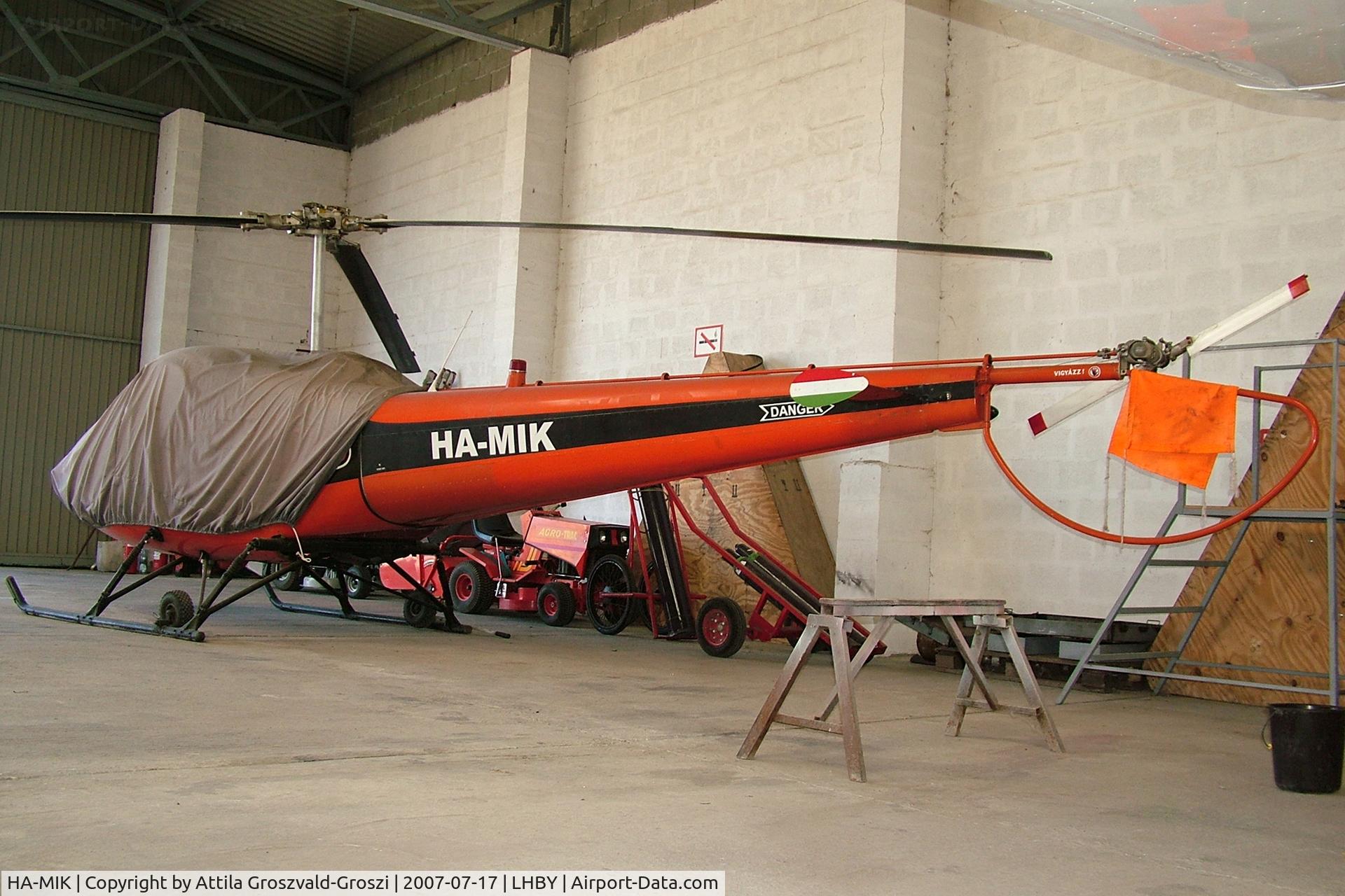 HA-MIK, 1974 Enstrom F-28A C/N 251, LHBY - Böny Airport, Hungary