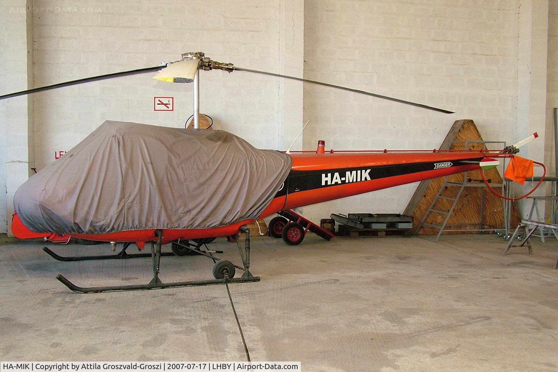 HA-MIK, 1974 Enstrom F-28A C/N 251, LHBY - Böny Airport, Hungary