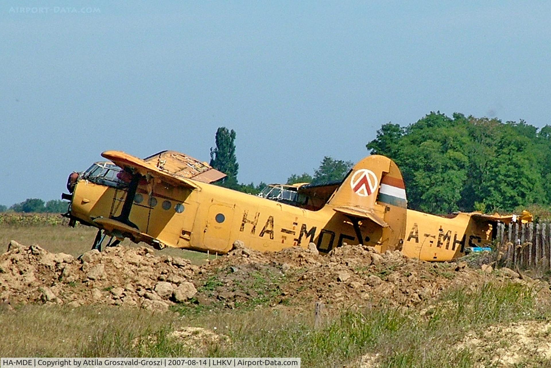 HA-MDE, 1977 PZL-Mielec AN-2R C/N 1G177-20, LHKV - Kaposújlak Airport, Hungary