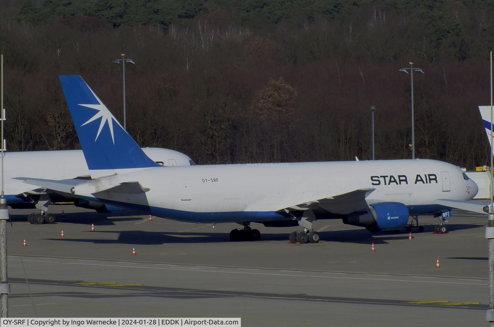 OY-SRF, 1986 Boeing 767-219 C/N 23327, Boeing 767-219 of Star Air at Köln/Bonn (Cologne / Bonn) airport