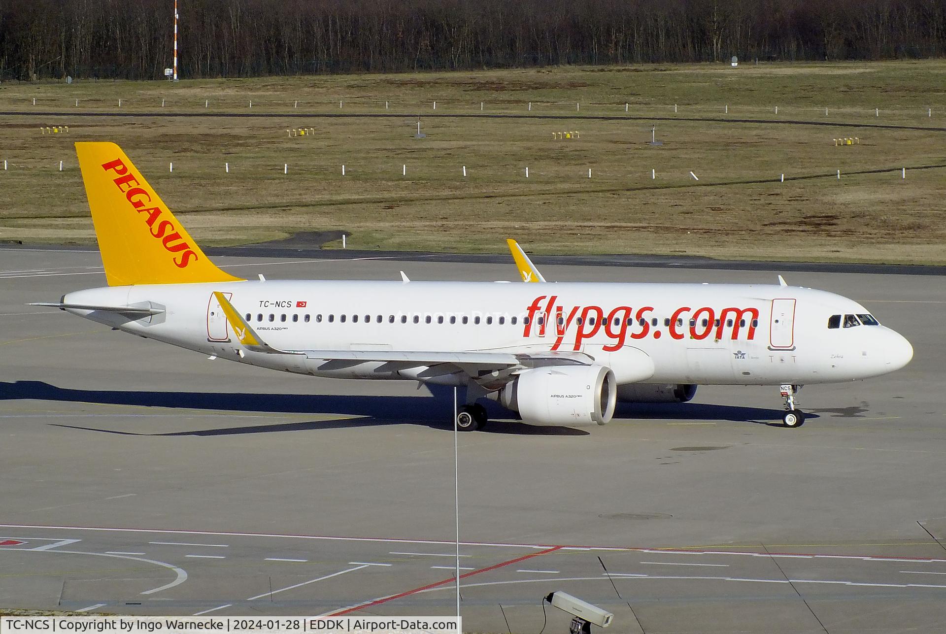 TC-NCS, 2020 Airbus A320-251 Neo C/N 10166, Airbus A320-251N NEO of Pegasus Airlines at Köln/Bonn (Cologne / Bonn) airport