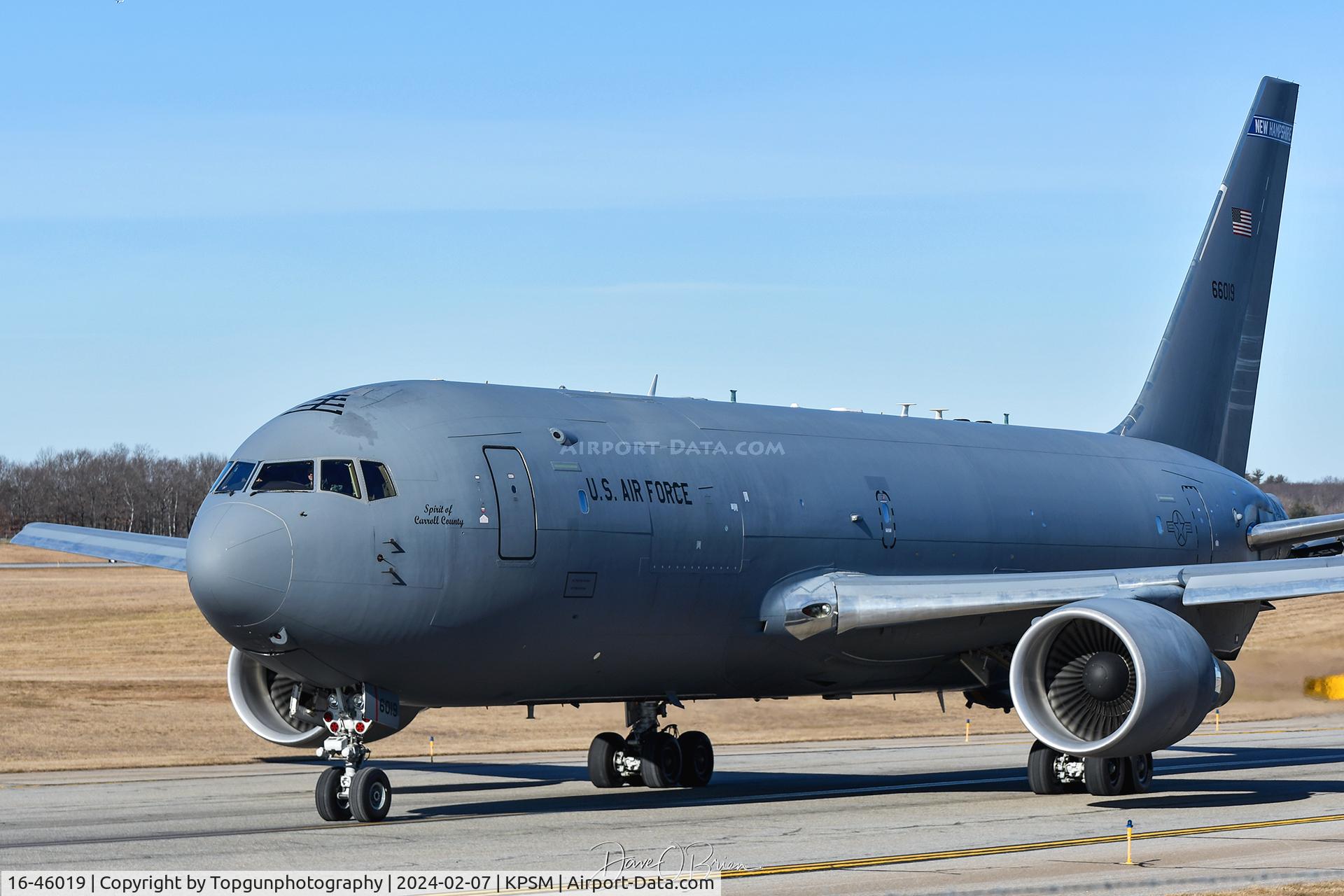 16-46019, 2016 Boeing KC-46A Pegasus (767-2LKC) C/N 34138, PACK82 heading out for a refueling mission over NY
