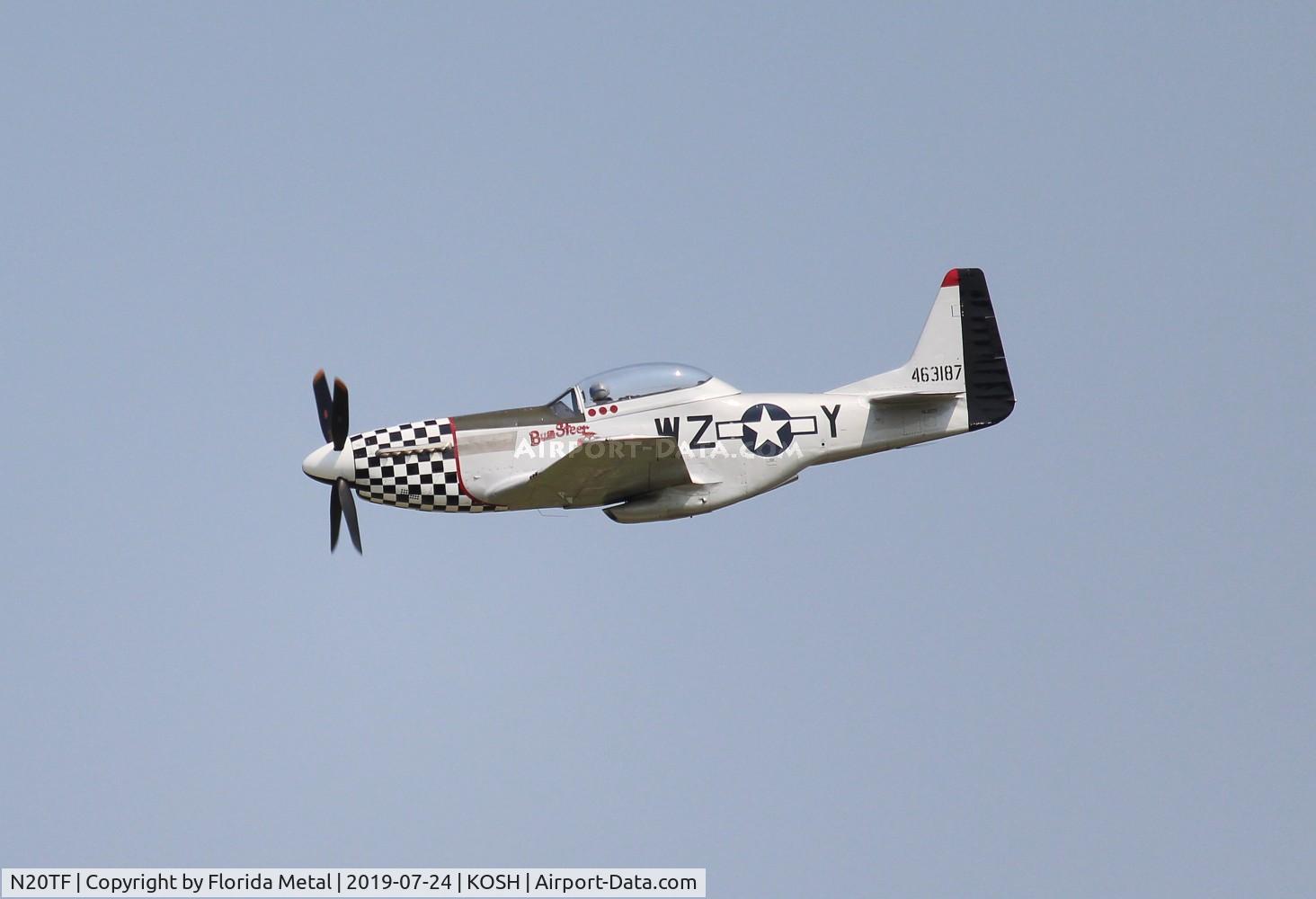 N20TF, 1967 North American (Cavalier) TF-51D Mustang C/N AF67-14866, OSh 19 zx