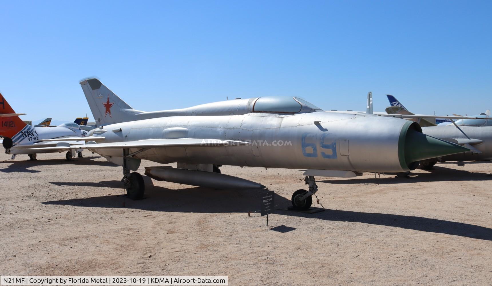 N21MF, Mikoyan-Gurevich MiG-21PF C/N 762410, Mig-21 zx
