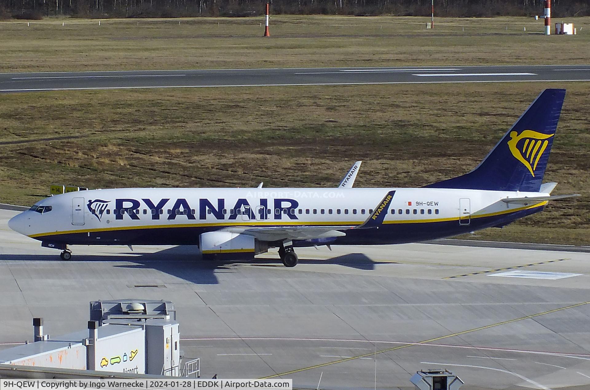 9H-QEW, 2005 Boeing 737-8AS(WL) C/N 33580, Boeing 737-8AS of Ryanair at Köln/Bonn (Cologne / Bonn) airport
