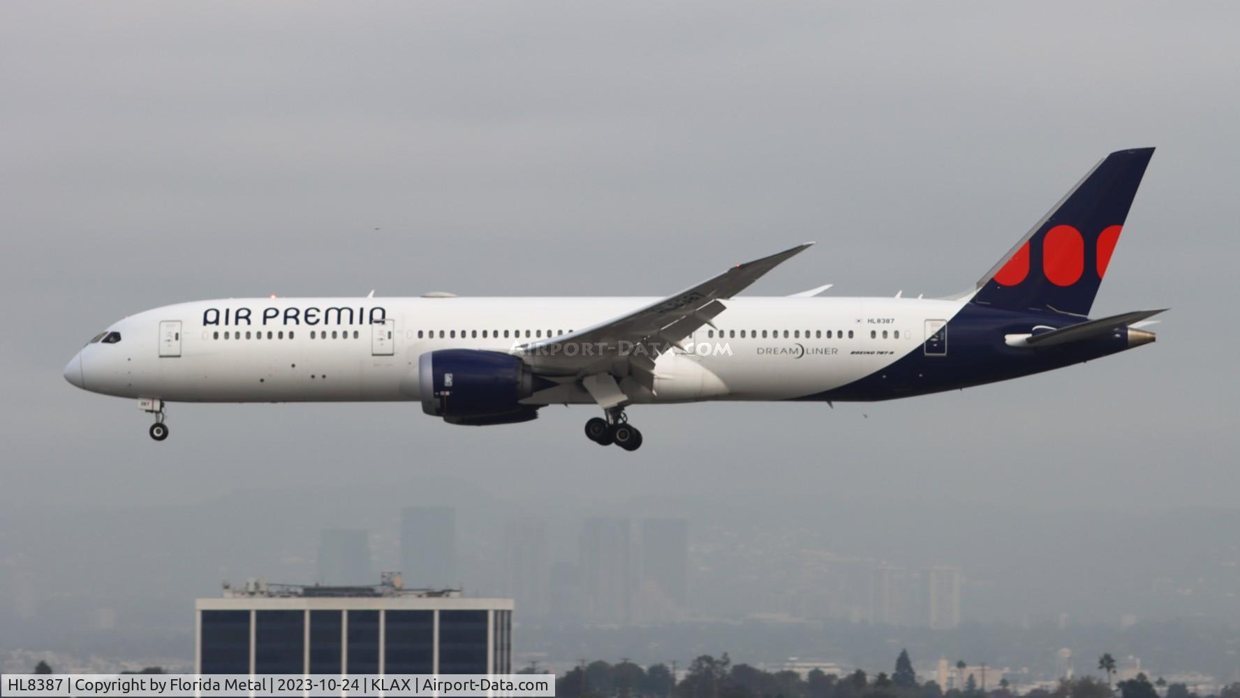 HL8387, 2020 Boeing 787-9 Dreamliner C/N 66407, APZ 789 zx ICN-LAX