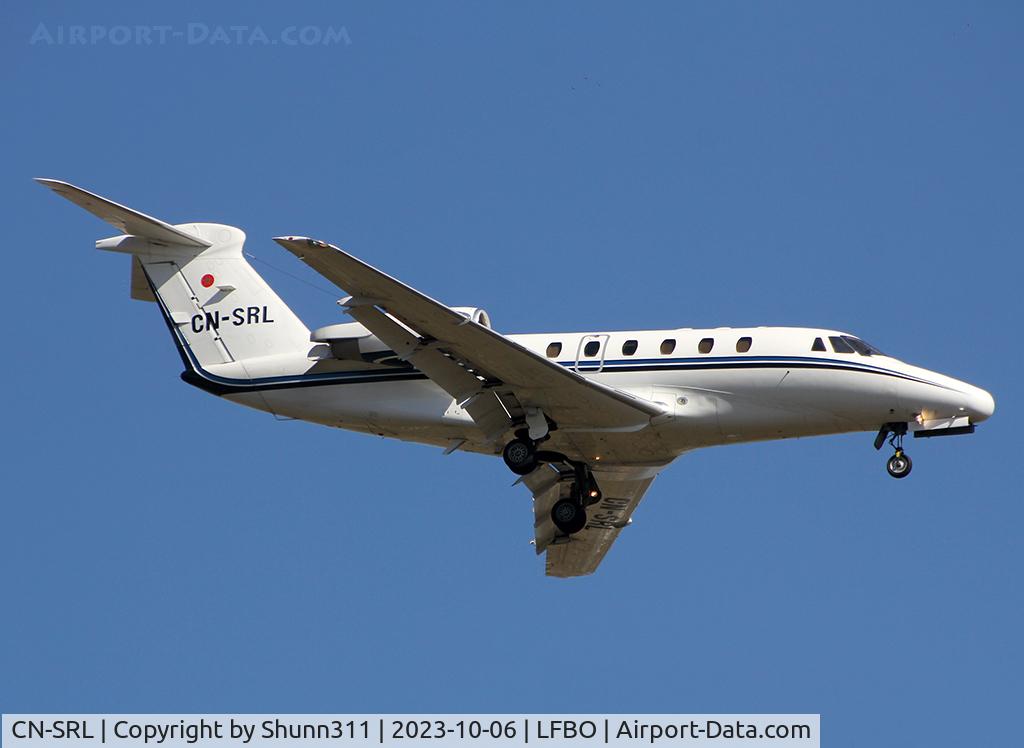 CN-SRL, 1986 Cessna 650 Citation III C/N 650-0117, Landing rwy 14L