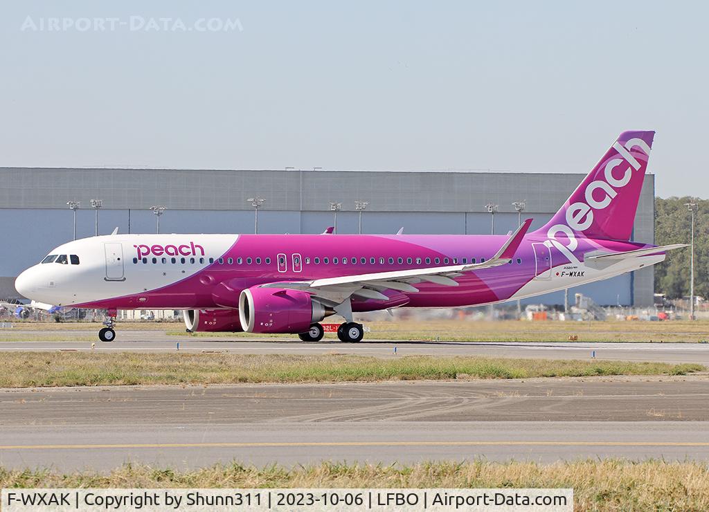 F-WXAK, 2023 Airbus A320-251N C/N 11662, C/n 11662 - Delivery day to Peach Air...