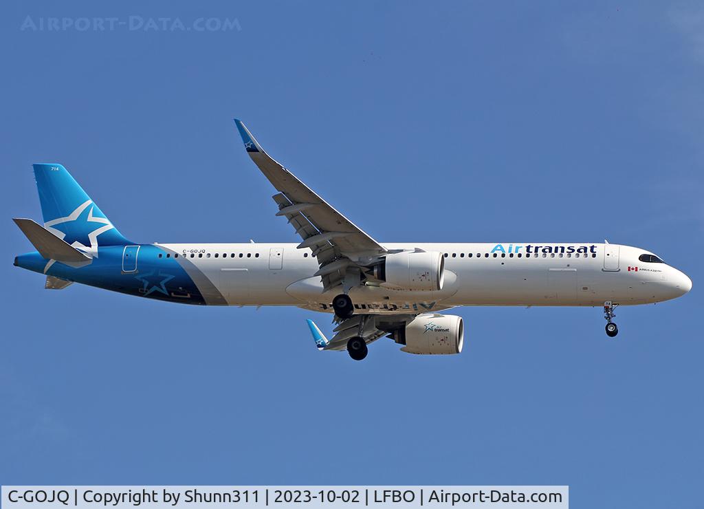 C-GOJQ, 2023 Airbus A321-271NX C/N 11389, Landing rwy 14L
