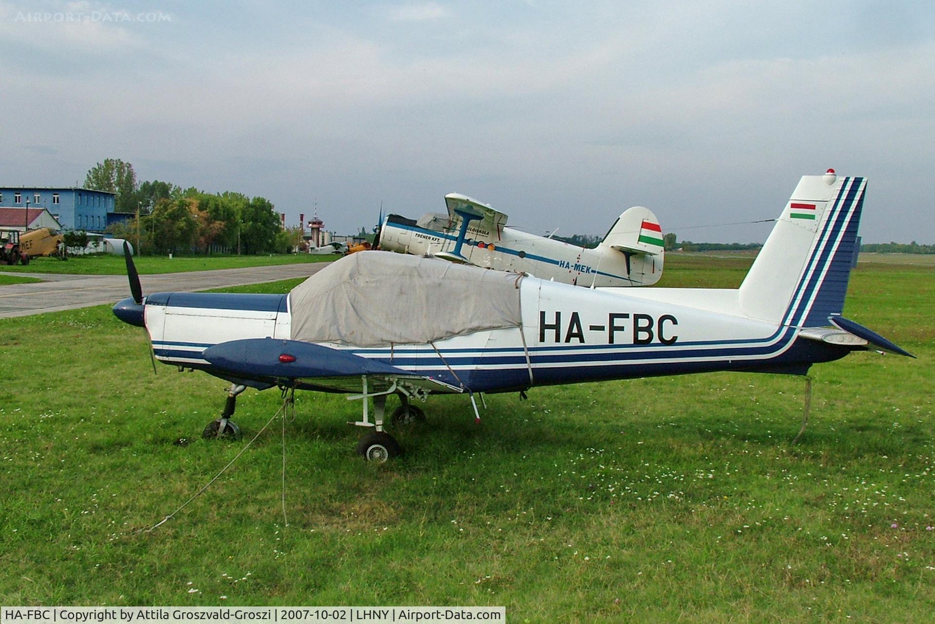 HA-FBC, 1976 Zlin Z-43 C/N 0077, LHNY - Nyíregyháza Airport, Hungary