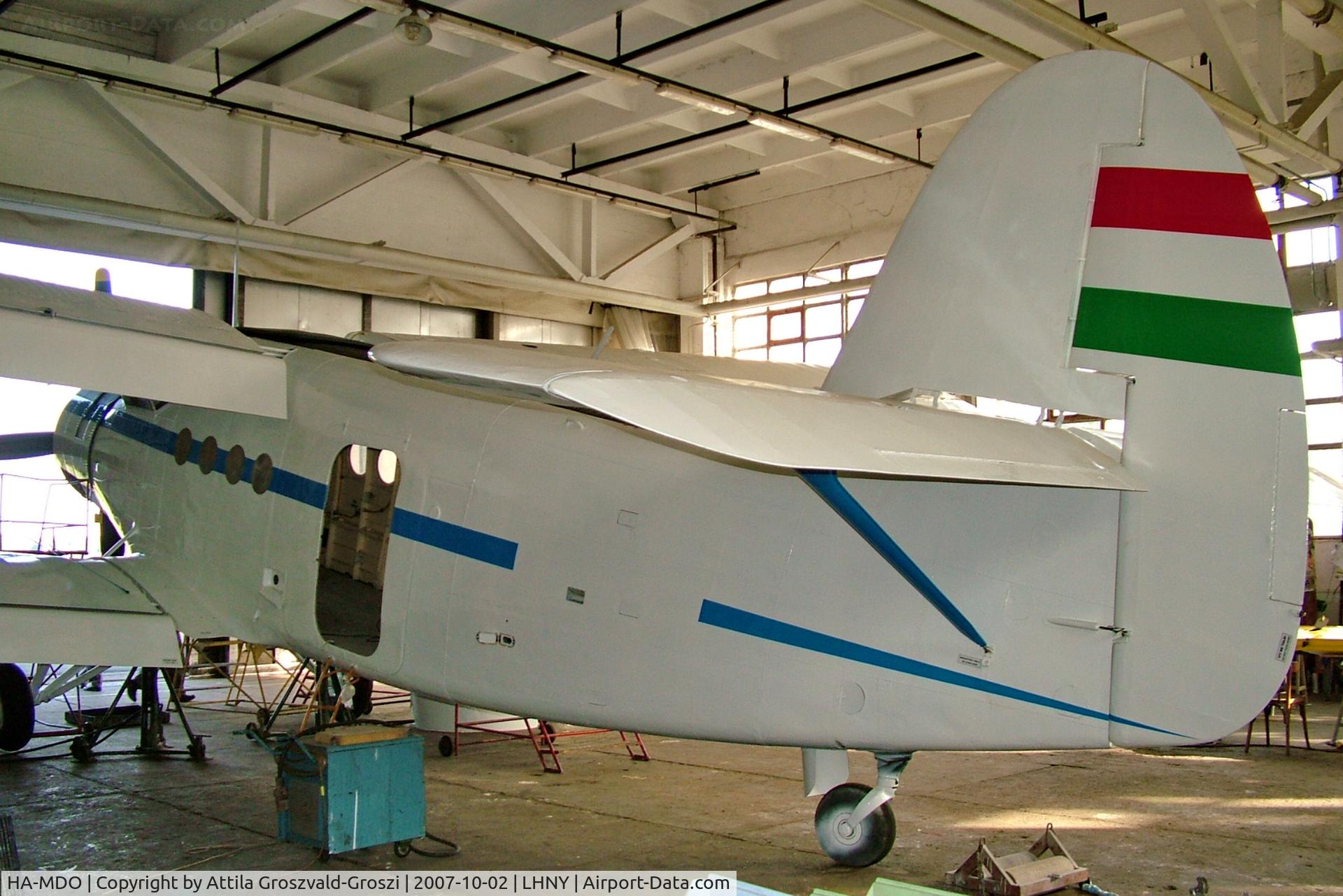 HA-MDO, 1979 PZL-Mielec An-2 C/N 1G185-43, LHNY - Nyíregyháza Airport, Hungary