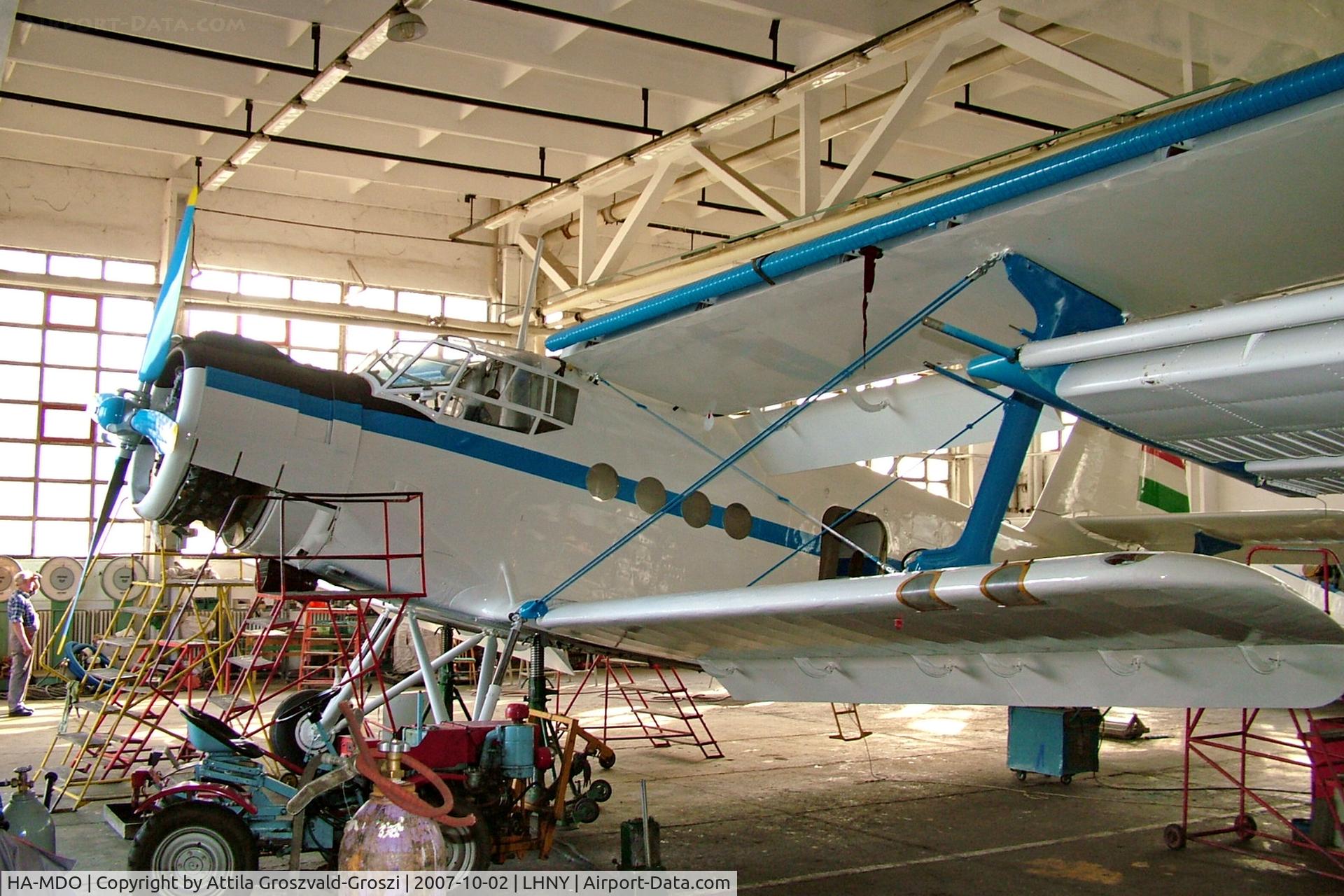 HA-MDO, 1979 PZL-Mielec An-2 C/N 1G185-43, LHNY - Nyíregyháza Airport, Hungary