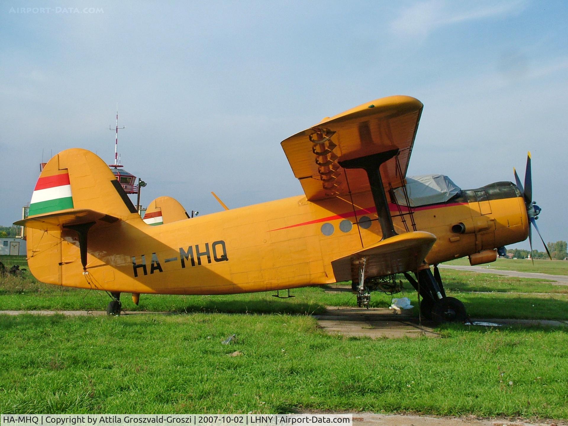HA-MHQ, 1973 PZL-Mielec An-2R C/N 1G145-42, LHNY - Nyíregyháza Airport, Hungary