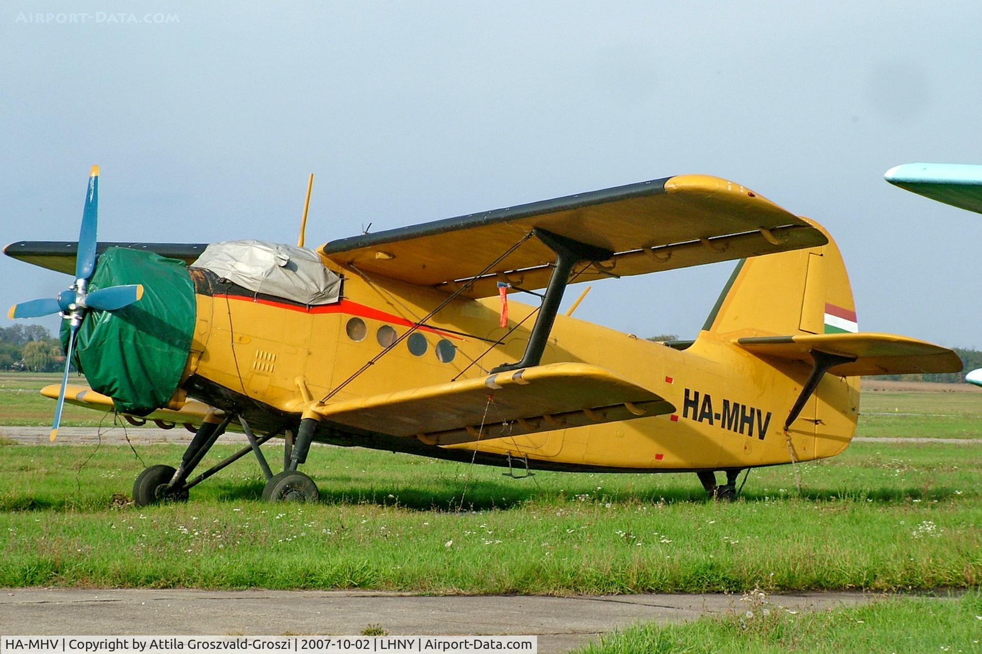 HA-MHV, 1973 PZL-Mielec An-2R C/N 1G154-05, LHNY - Nyíregyháza Airport, Hungary