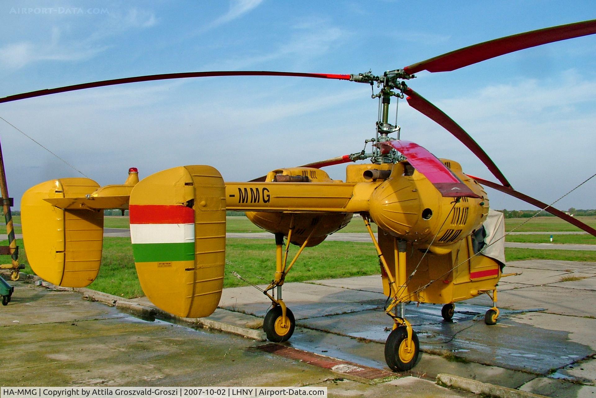HA-MMG, 1970 Kamov Ka-26 Hoodlum C/N 7001105, LHNY - Nyíregyháza Airport, Hungary