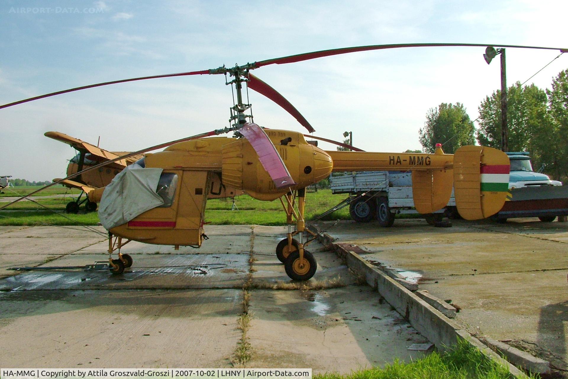 HA-MMG, 1970 Kamov Ka-26 Hoodlum C/N 7001105, LHNY - Nyíregyháza Airport, Hungary