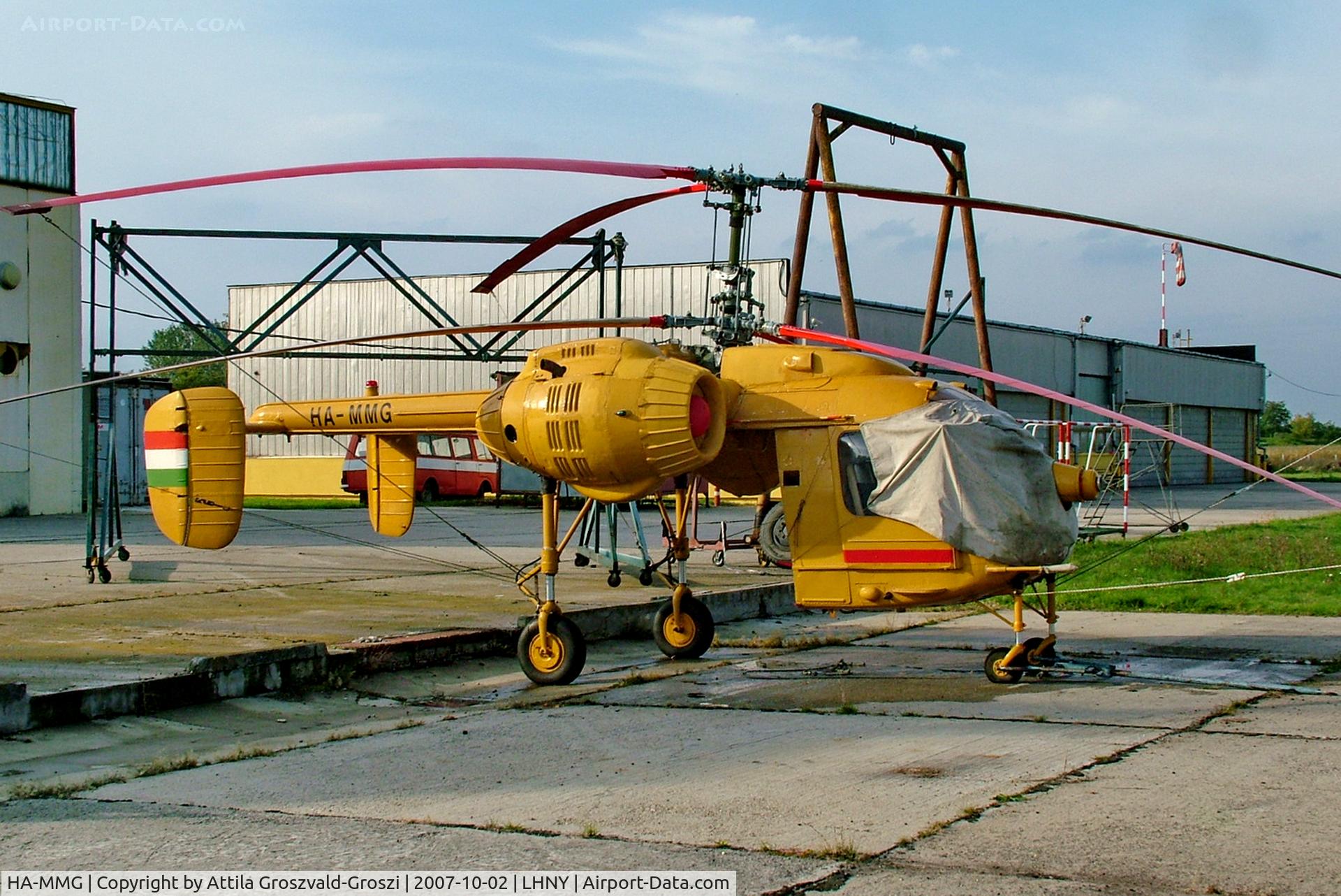 HA-MMG, 1970 Kamov Ka-26 Hoodlum C/N 7001105, LHNY - Nyíregyháza Airport, Hungary