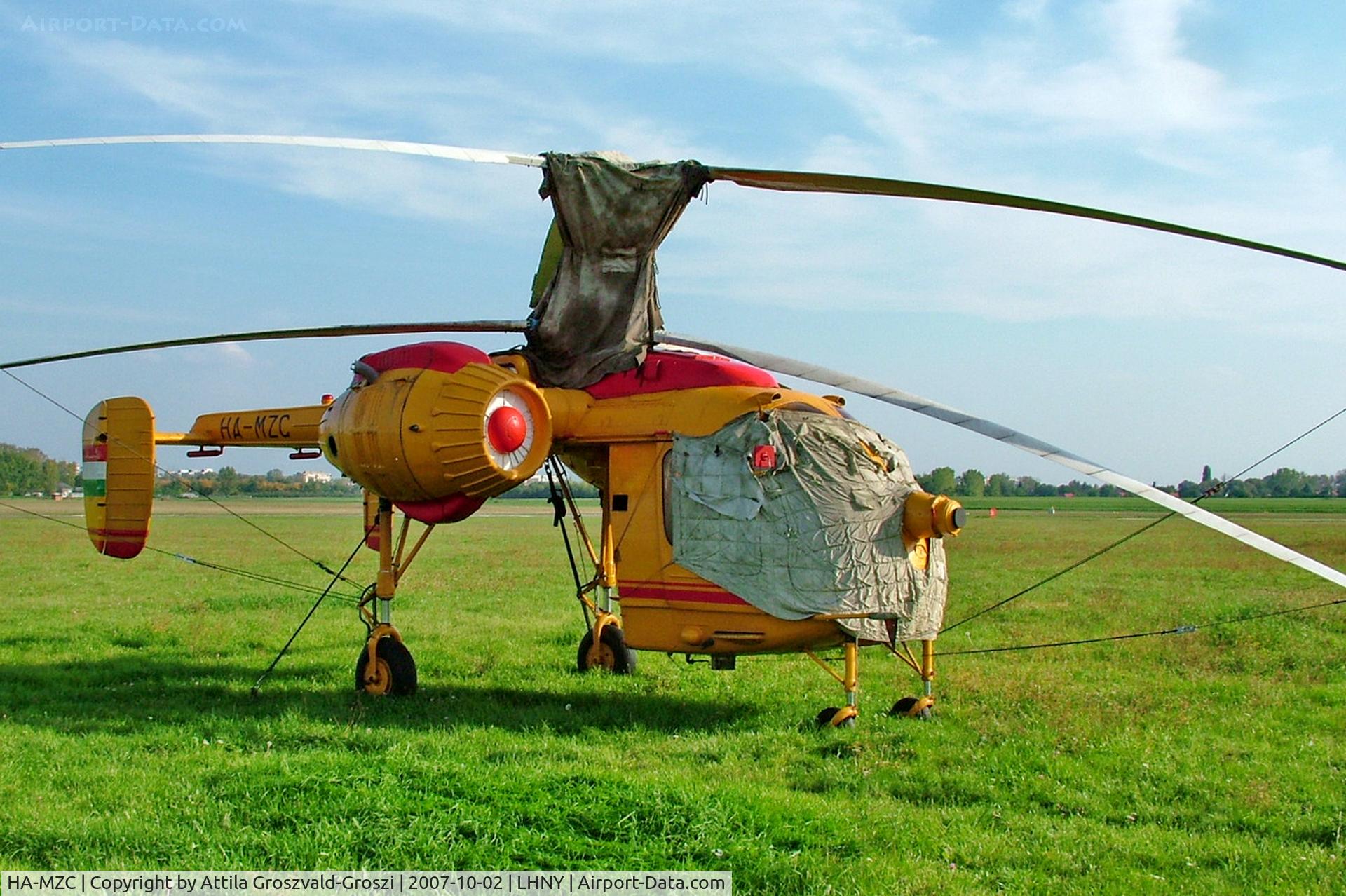 HA-MZC, 1976 Kamov Ka-26 Hoodlum C/N 7605514, LHNY - Nyíregyháza Airport, Hungary