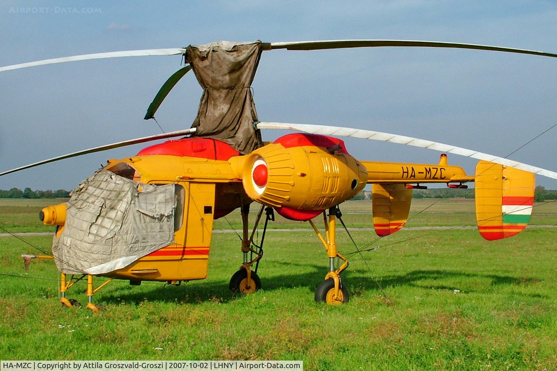HA-MZC, 1976 Kamov Ka-26 Hoodlum C/N 7605514, LHNY - Nyíregyháza Airport, Hungary