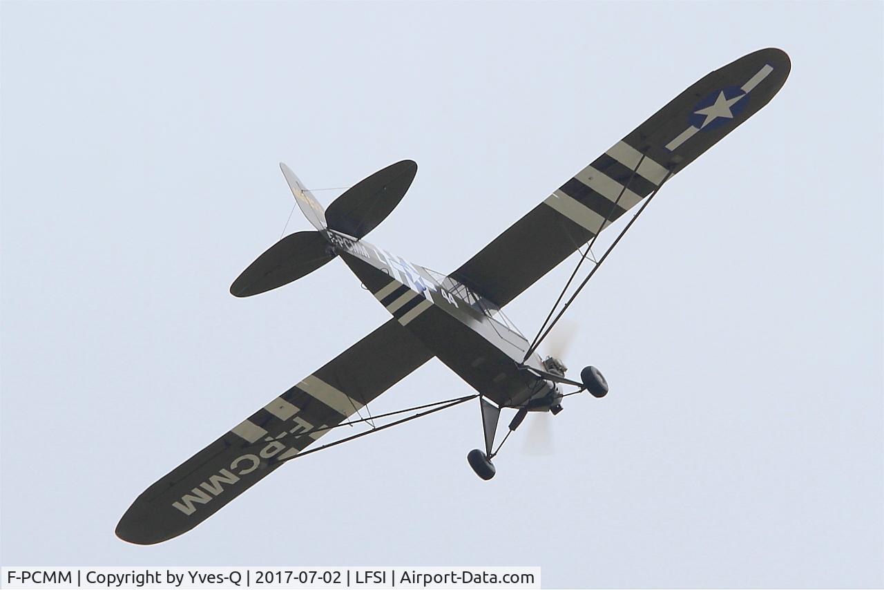 F-PCMM, Piper J3C-65D Cub Cub C/N S1, Piper J3C-65D Cub, On display, St Dizier-Robinson Air Base 113 (LFSI)