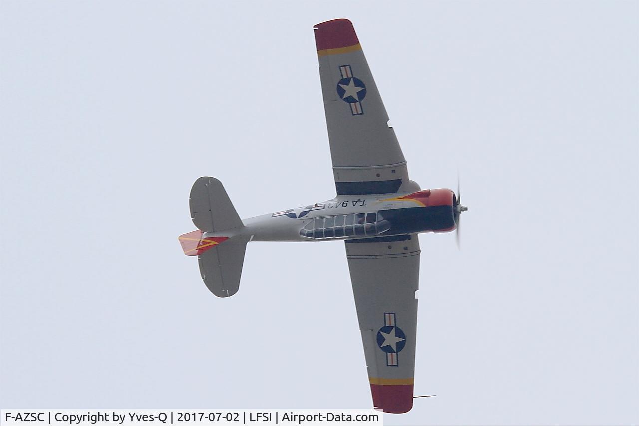 F-AZSC, North American AT-6D Texan C/N 88-15943 (41-34672), North American AT-6D Texan, On display, St Dizier-Robinson Air Base 113 (LFSI)