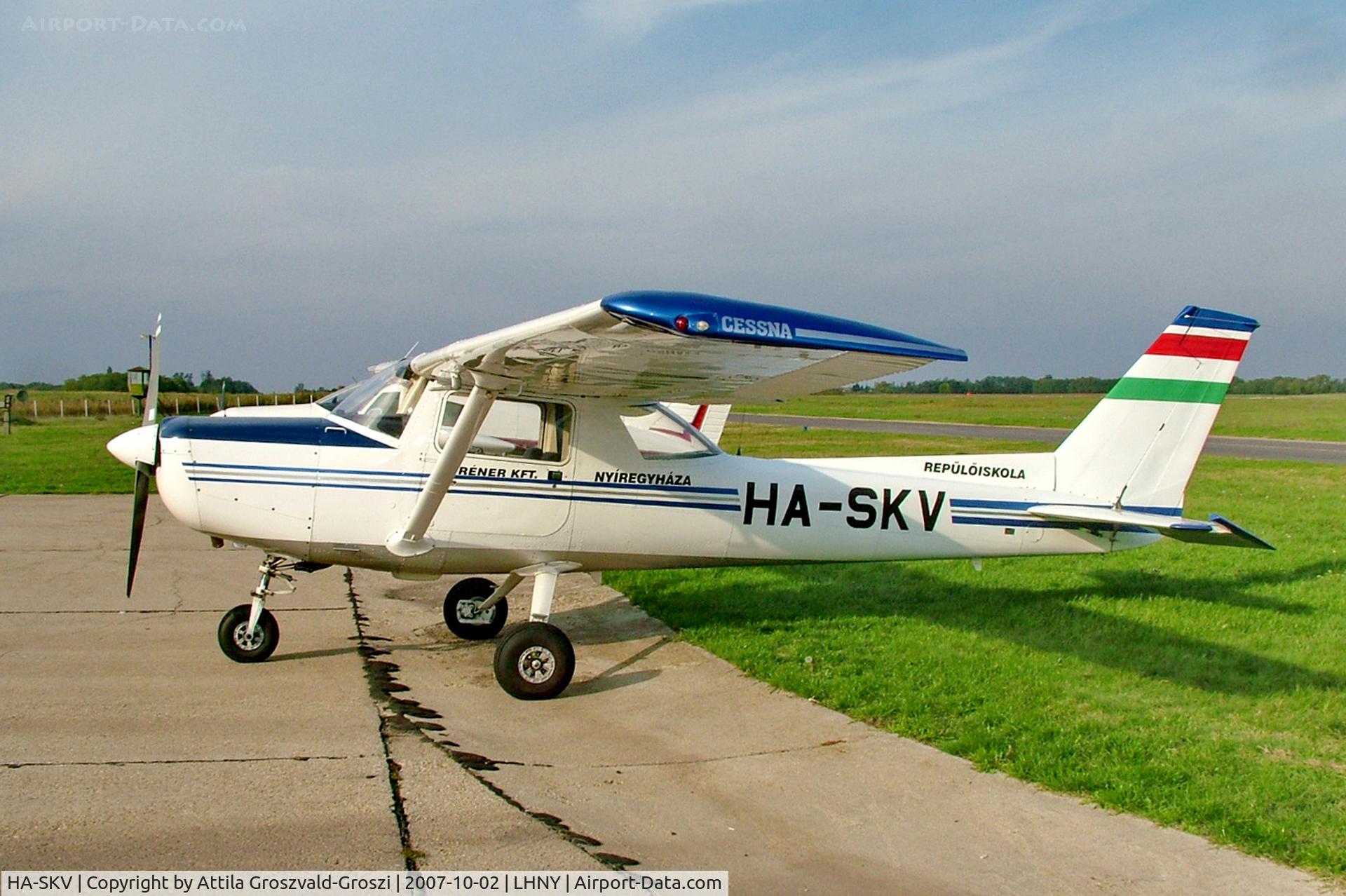 HA-SKV, Cessna 152 C/N 15285545, LHNY - Nyíregyháza Airport, Hungary