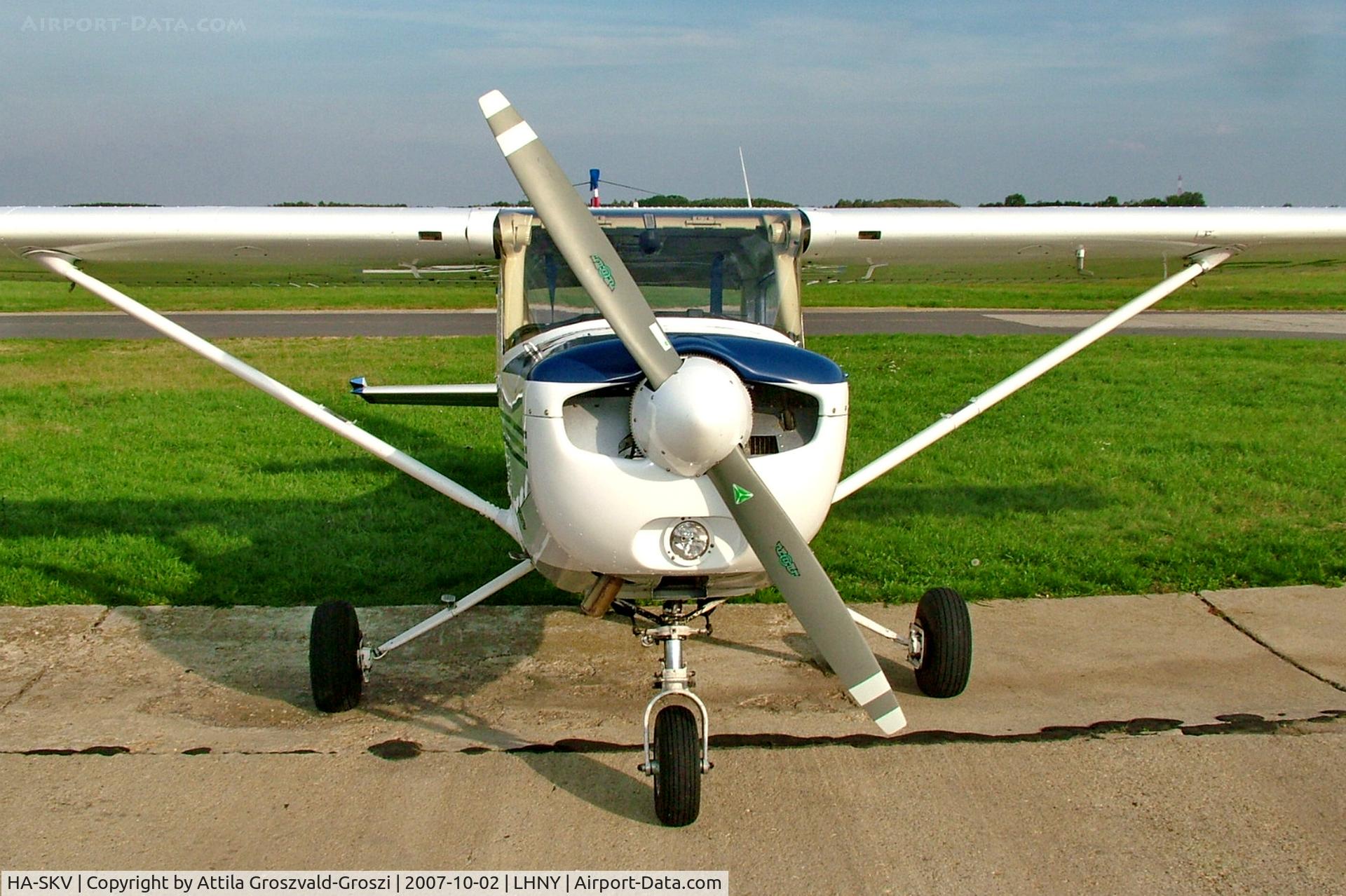 HA-SKV, Cessna 152 C/N 15285545, LHNY - Nyíregyháza Airport, Hungary