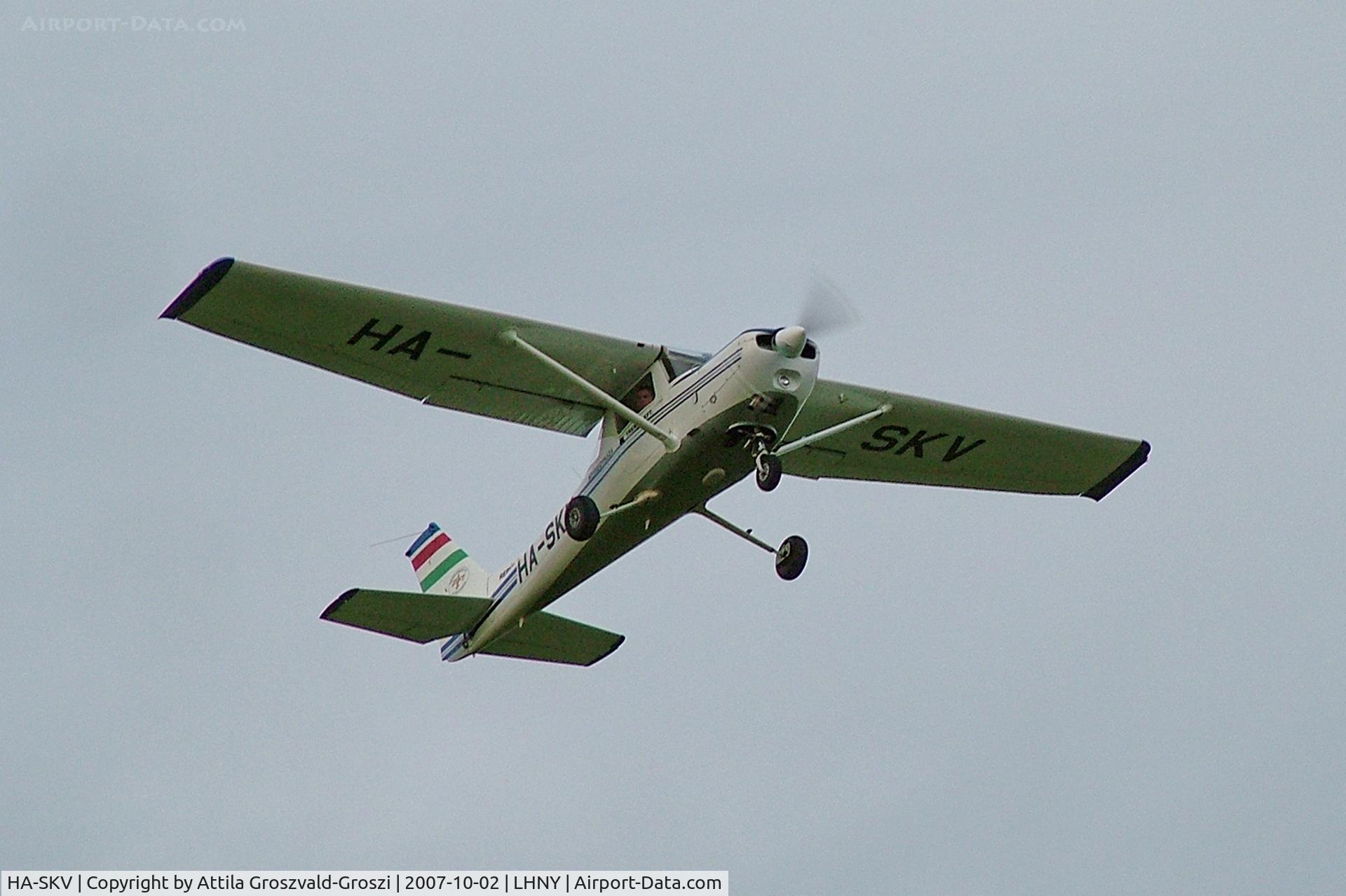 HA-SKV, Cessna 152 C/N 15285545, LHNY - Nyíregyháza Airport, Hungary