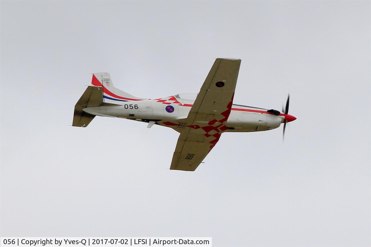 056, Pilatus PC-9M C/N 619, Pilatus PC-9M, Croatian Air Force aerobatic team, On display, St Dizier-Robinson Air Base 113 (LFSI)