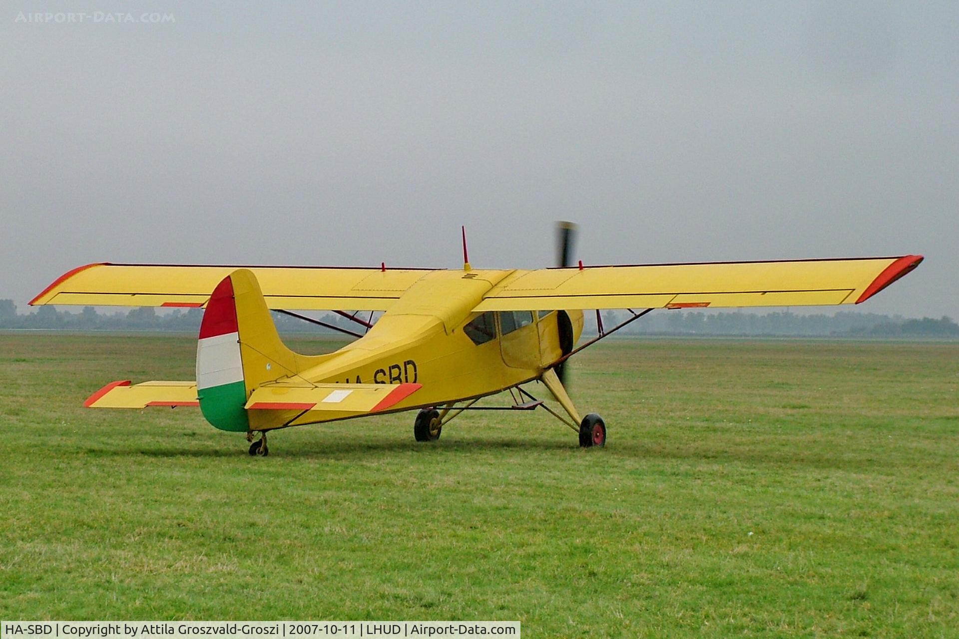 HA-SBD, 1967 PZL-Okecie PZL-101A Gawron C/N 107230, LHUD - Szeged Airport, Hungary