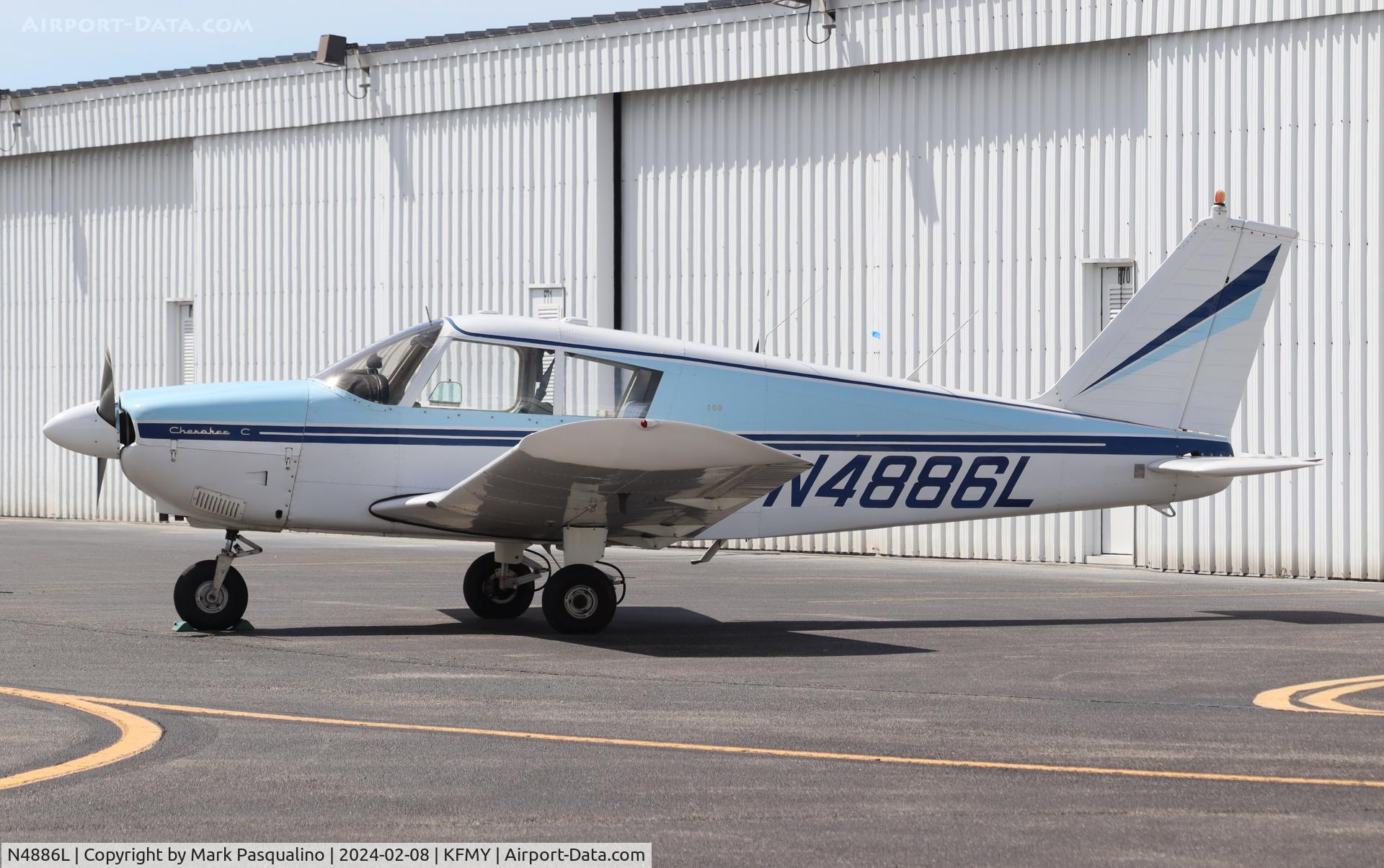 N4886L, 1967 Piper PA-28-180 C/N 28-4252, Piper PA-28-180