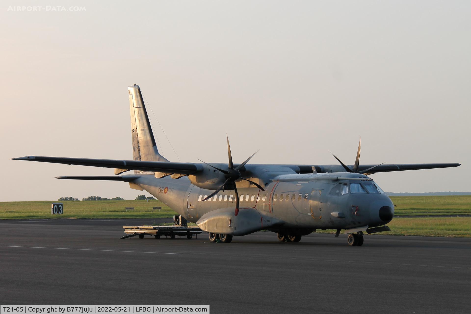 T21-05, 2003 CASA C-295M C/N EA03-05-006, during Cognac Airshow 2022