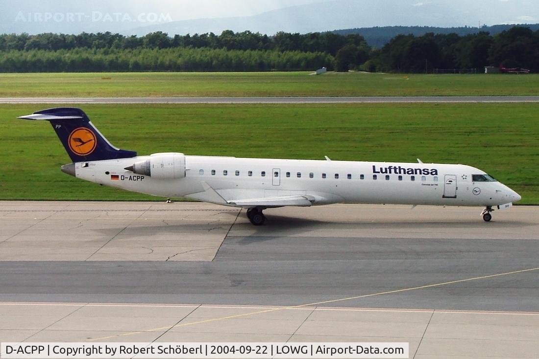 D-ACPP, 2003 Bombardier CRJ-701ER (CL-600-2C10) Regional Jet C/N 10086, D-ACPP @ LOWG 2004