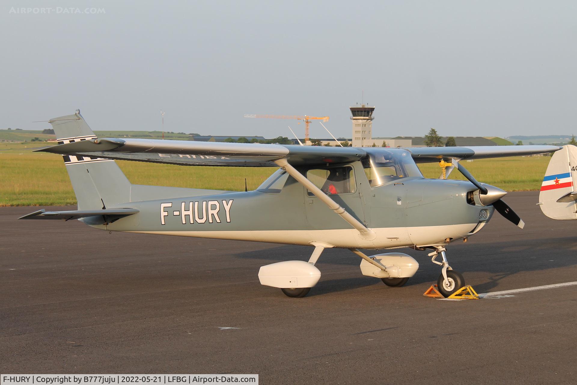 F-HURY, Reims Cessna FRA150M C/N F1500277, during Cognac Airshow 2022