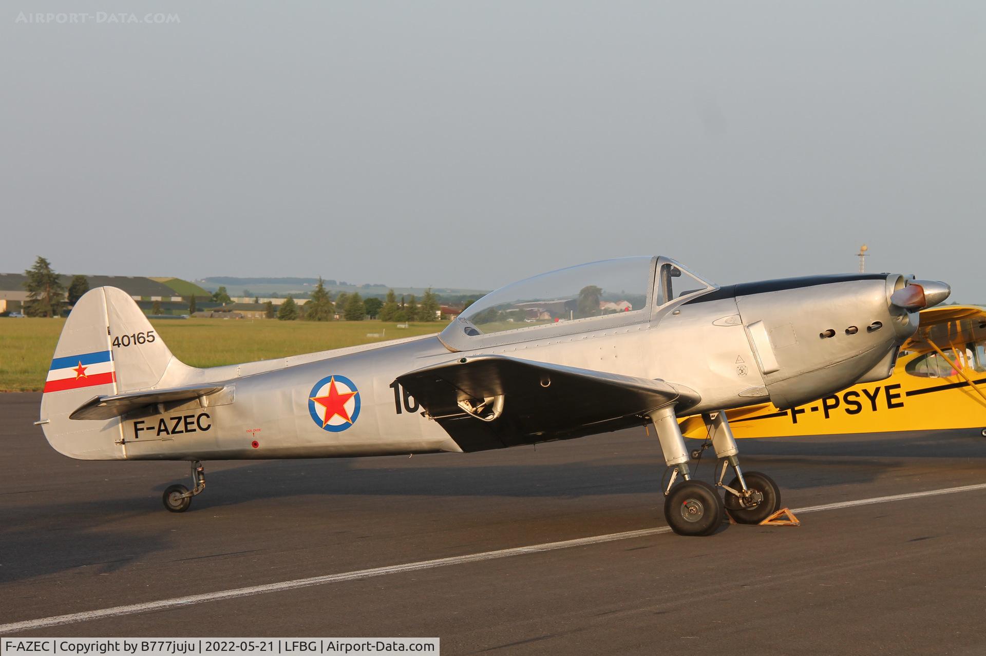 F-AZEC, Utva Aero-3F C/N 65, during Cognac Airshow 2022