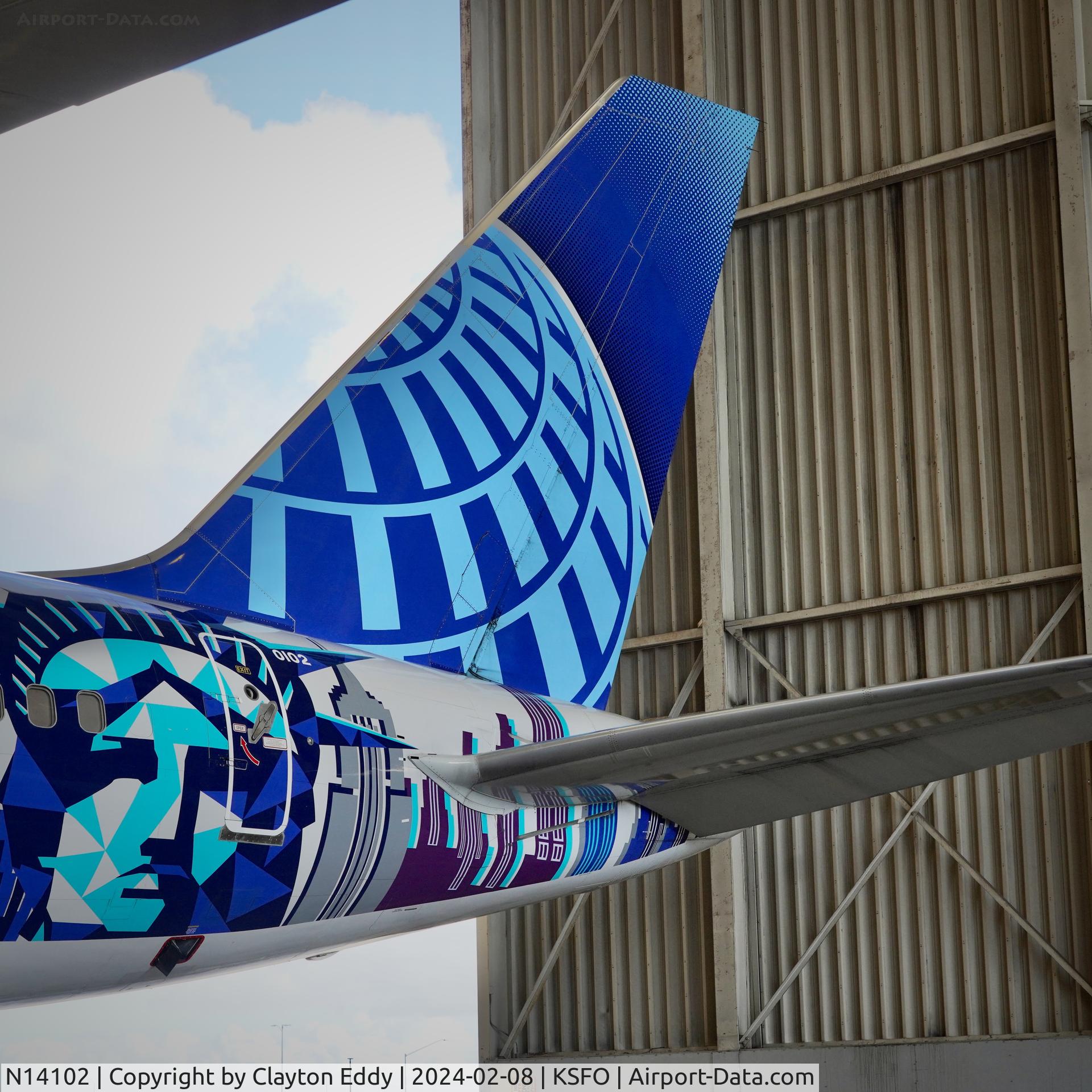 N14102, 1994 Boeing 757-224 C/N 27292, SFO 2024.