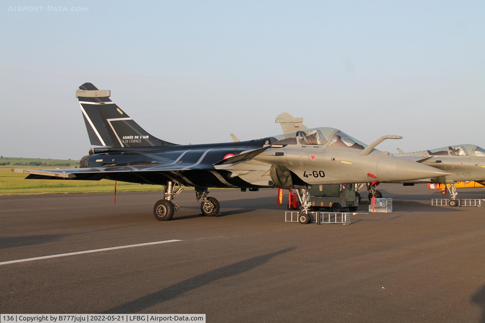 136, Dassault Rafale C C/N 136, during Cognac Airshow 2022