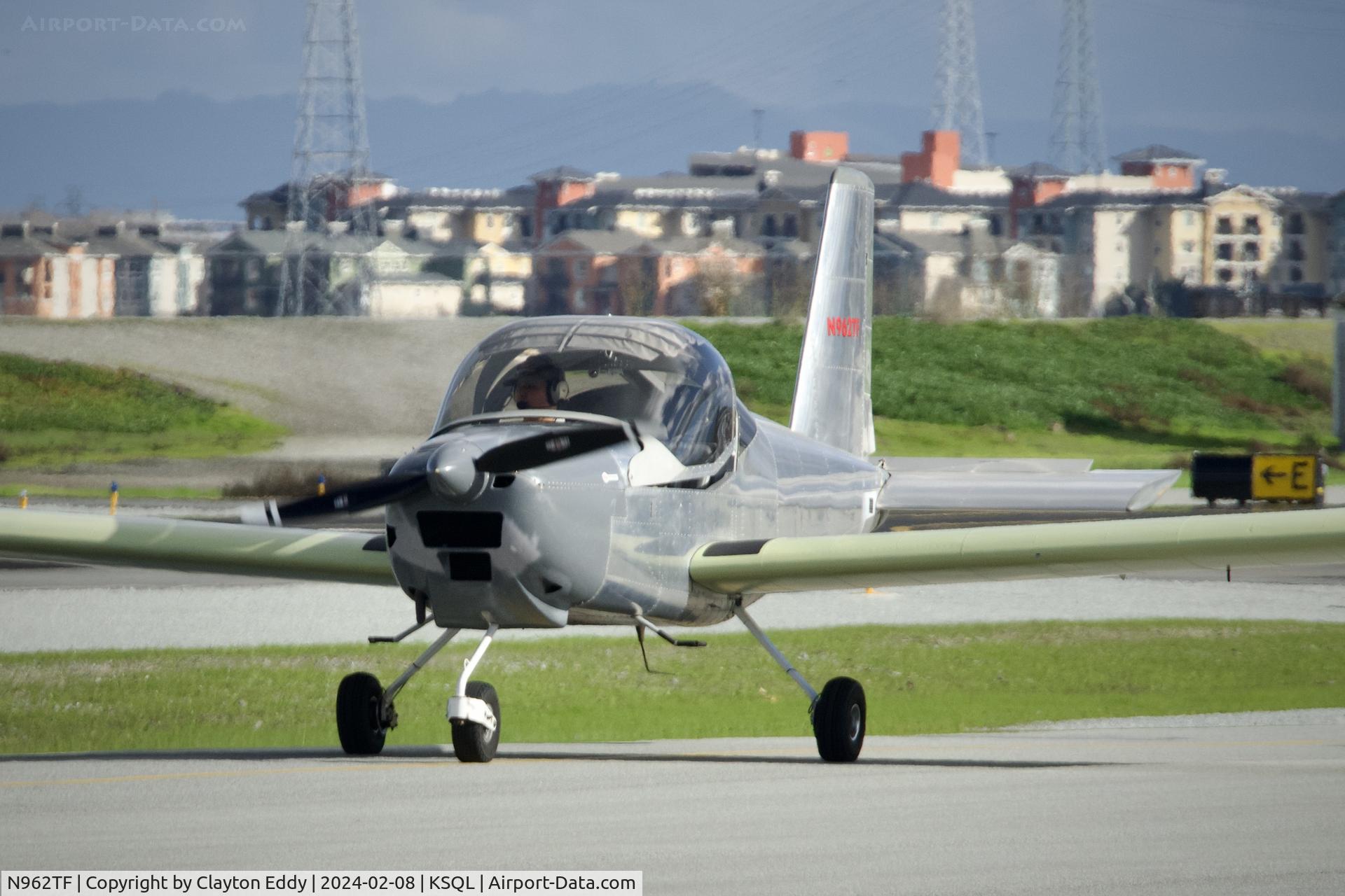 N962TF, 2020 Van's RV-12IS C/N 121033, San Carlos Airport in California 2024.