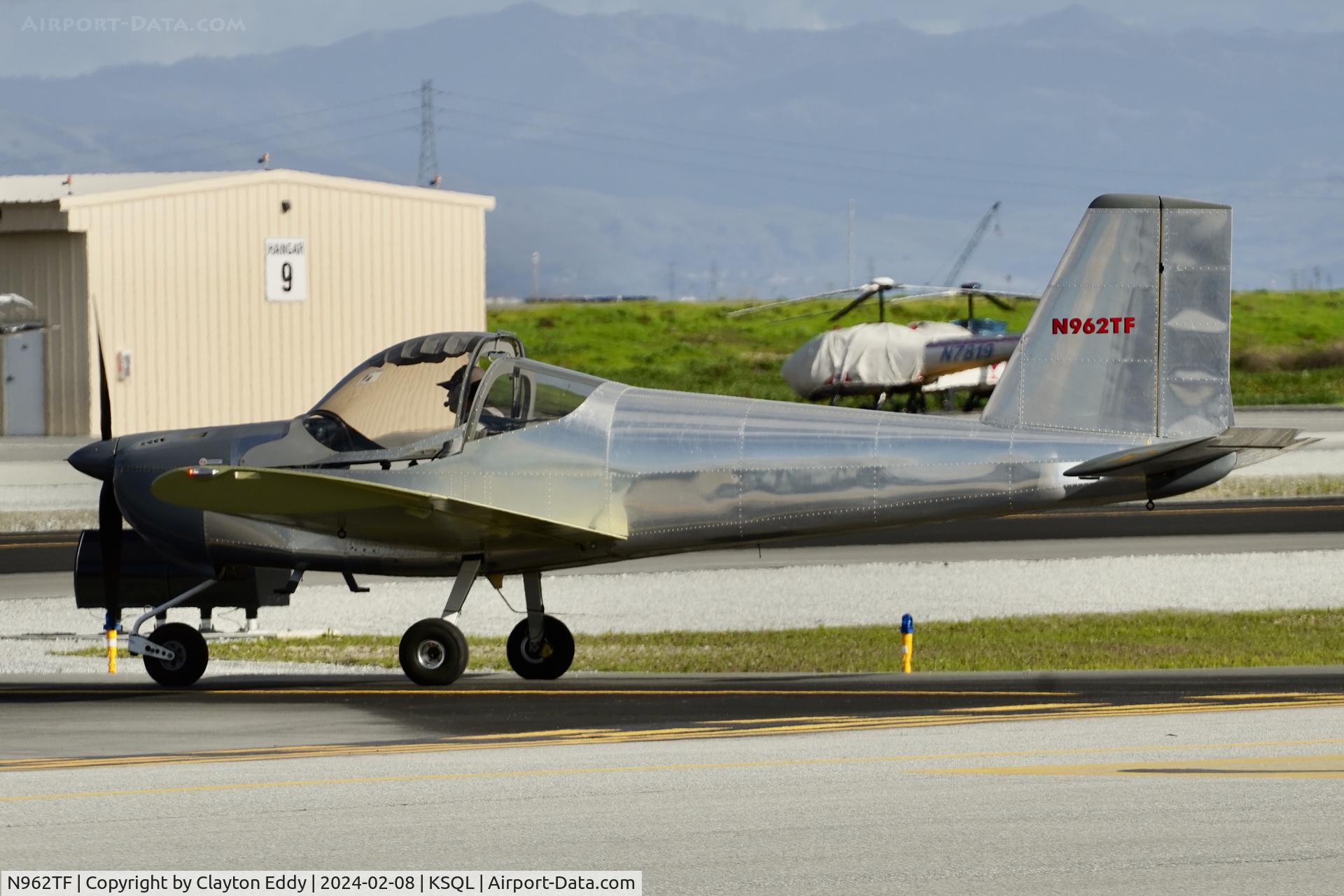 N962TF, 2020 Van's RV-12IS C/N 121033, San Carlos Airport in California 2024.