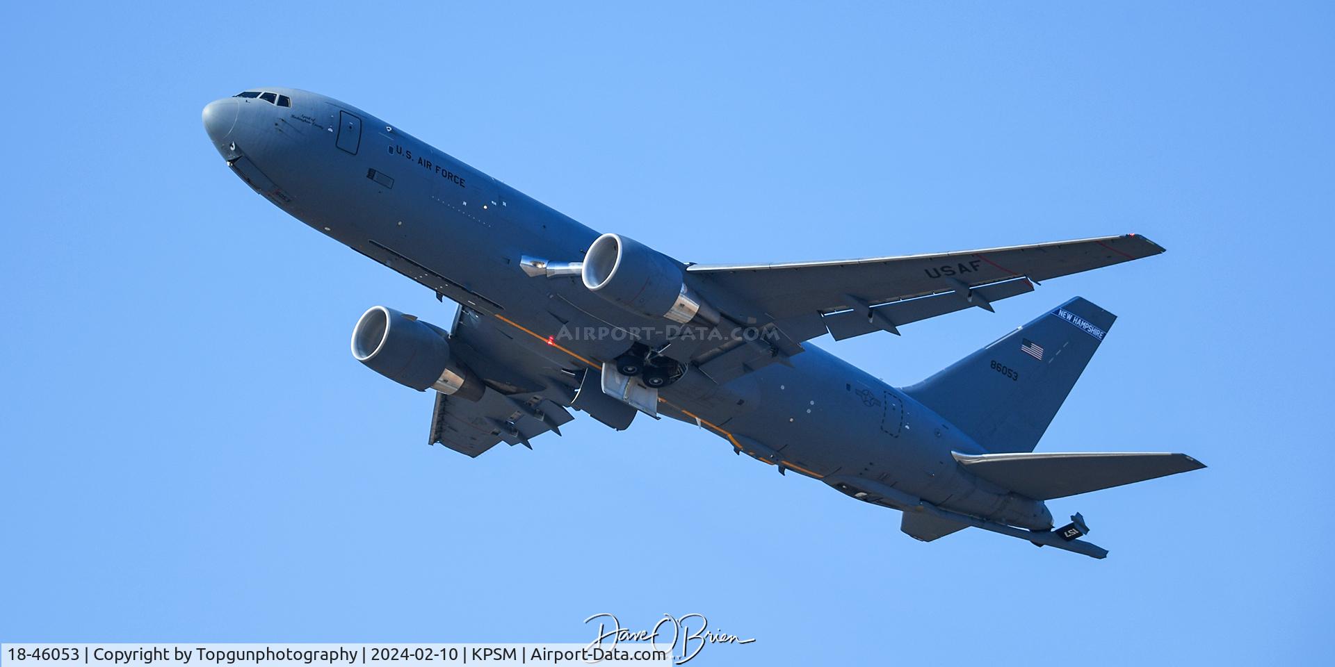 18-46053, 2020 Boeing KC-46A Pegasus C/N 41873, WINK99 departing RW16