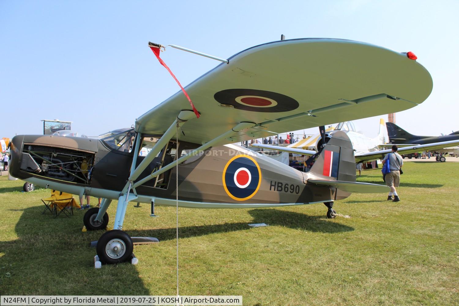 N24FM, 1943 Fairchild UC-61K Argus III (24R-46A) C/N 928, UC-61 zx