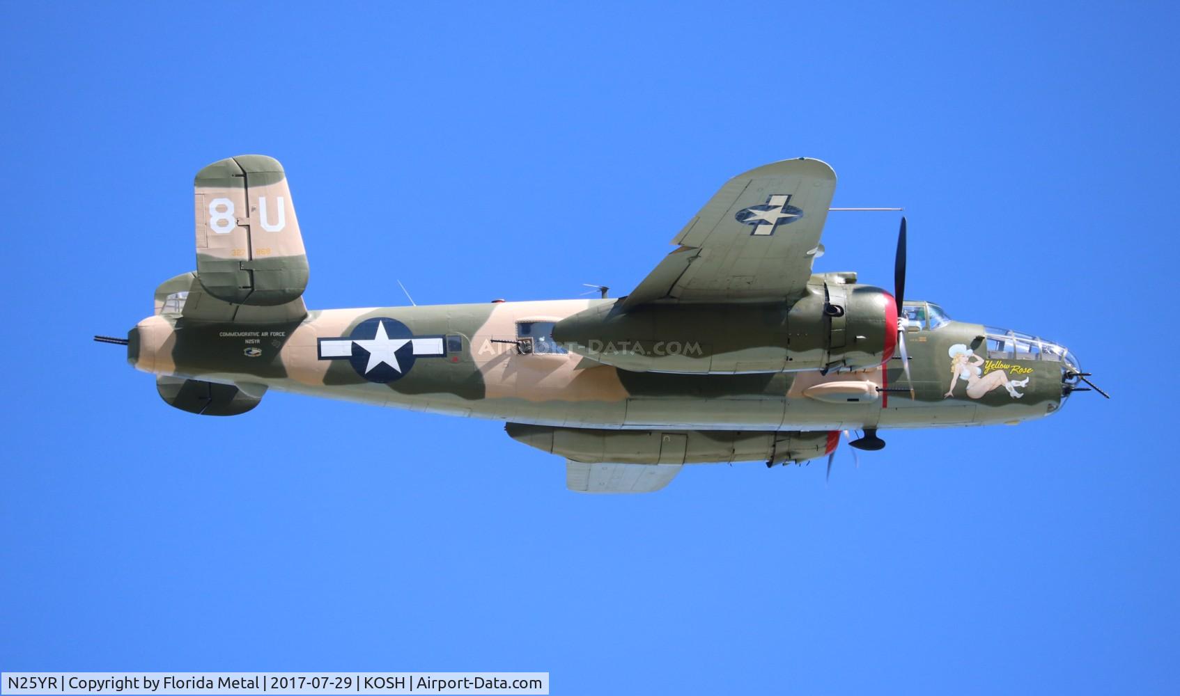 N25YR, 1943 North American TB-25N Mitchell C/N 108-34881, B-25 Yellow Rose zx