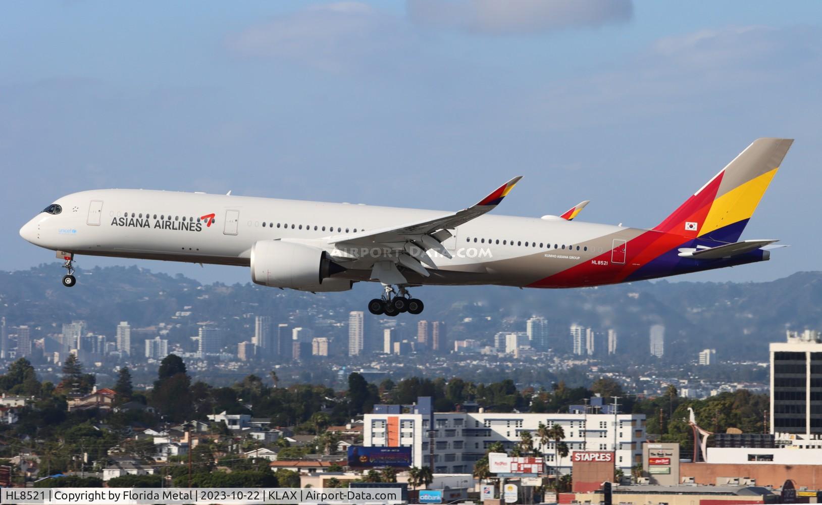 HL8521, 2023 Airbus A350-941 C/N 597, LAX zx