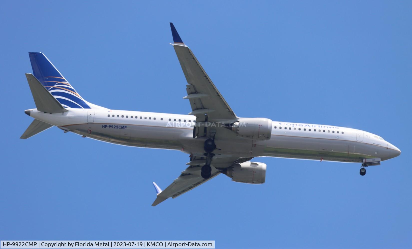 HP-9922CMP, 2023 Boeing 737-9 MAX C/N 44208, CMP 737-9 zx PTY-MCO