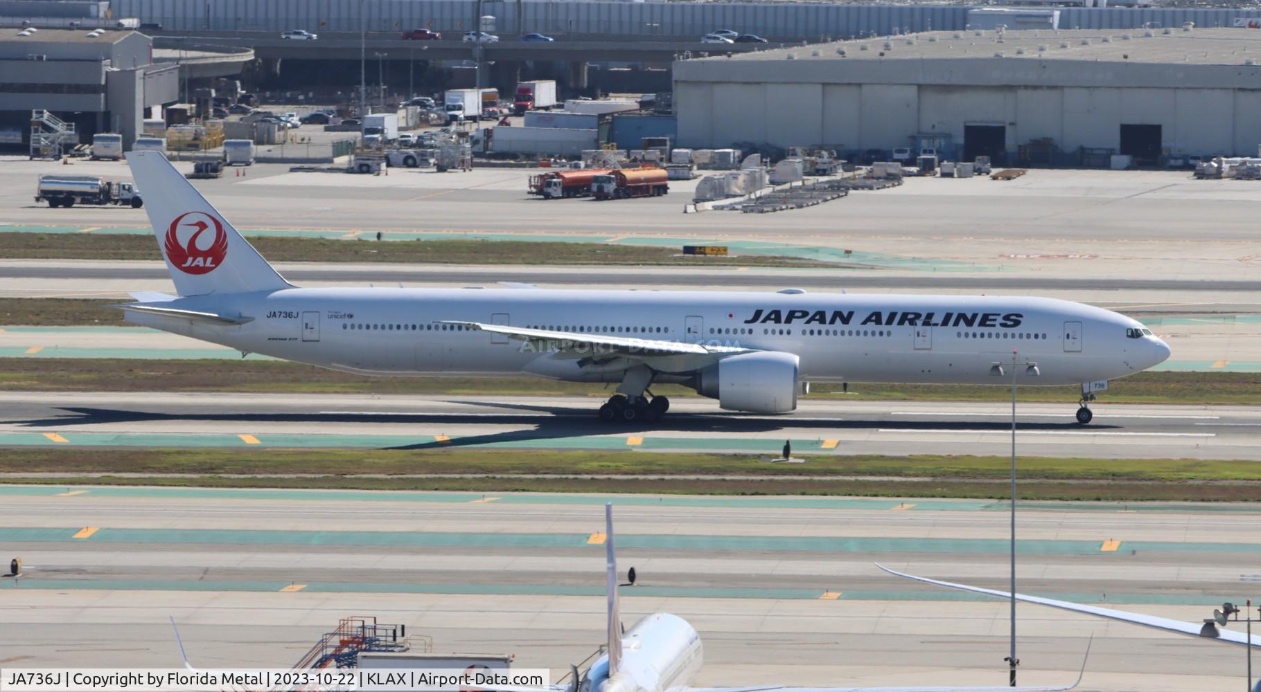 JA736J, 2006 Boeing 777-346/ER C/N 32435, JAL 773 zx LAX-HND